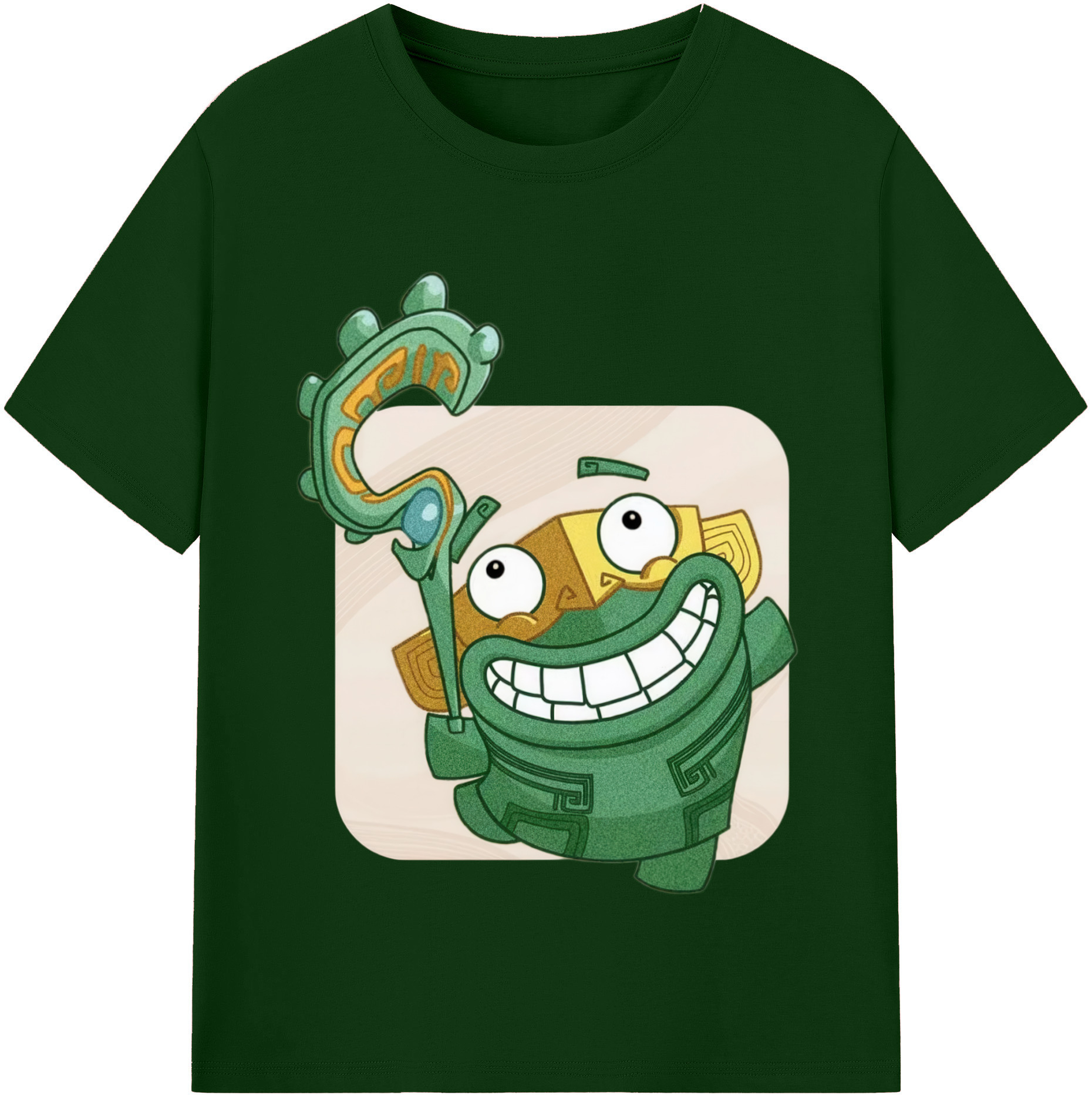 （画像用） Ne Zha 2 ナタ 魔童の大暴れ 綿100％半袖Tシャツ（フロントプリント）